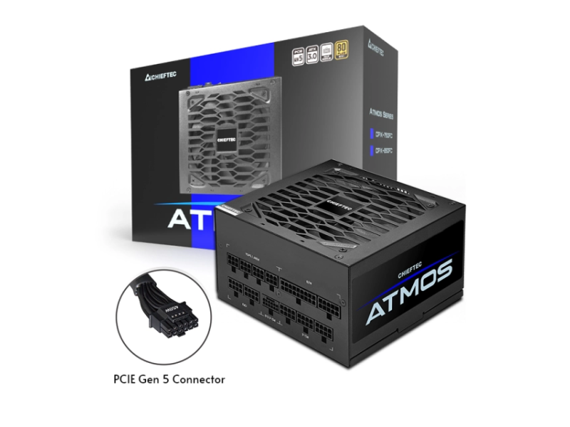Chieftec 750W ATX 3.0,80PLUS GOLD Gen5 PCIe,cable-mgt,retail