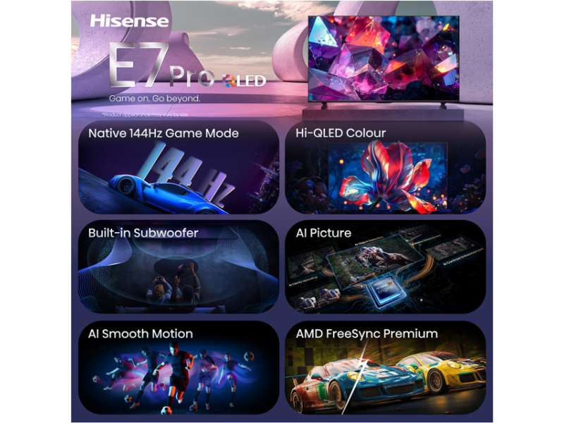 HISENSE 100 inča 100E7S PRO Hi-QLED 4K UHD Smart TV