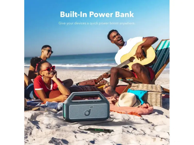 ANKER Soundcore Boom 2 80W 2.1 prenosivi bluetooth IPX7 zvučnik plavi 
