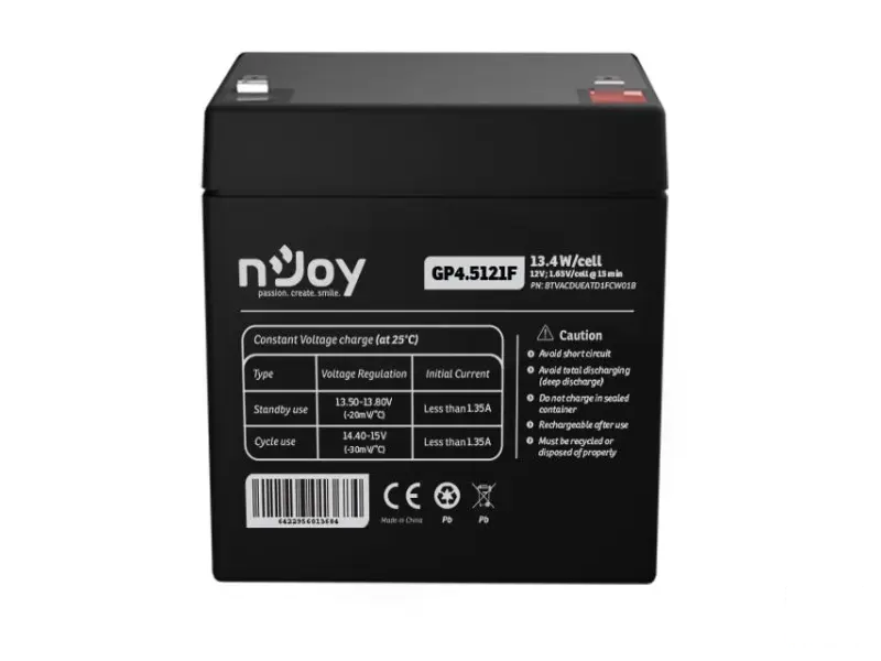 NJOY GP4.5121F baterija za UPS 12V 4.5Ah (BTVACDUEATD1FCW01B) 