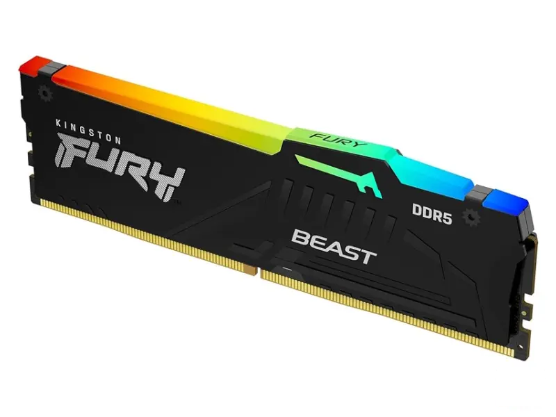 KINGSTON DIMM DDR5 16GB 6800MT/s KF568C34BBEA-16 FURY Beast Black RGB EXPO 
