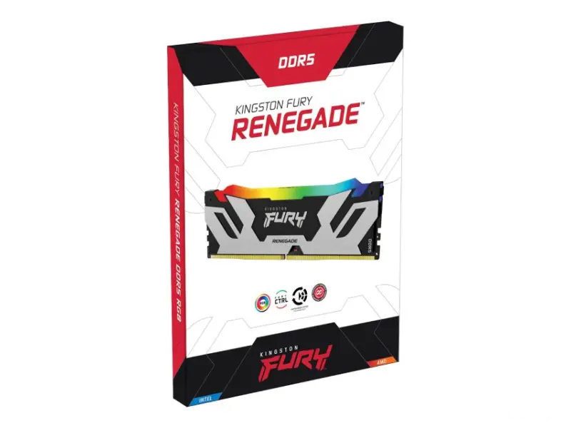 KINGSTON DIMM DDR5 16GB 6400MT/s KF564C32RSA-16 FURY Renegade RGB XMP 