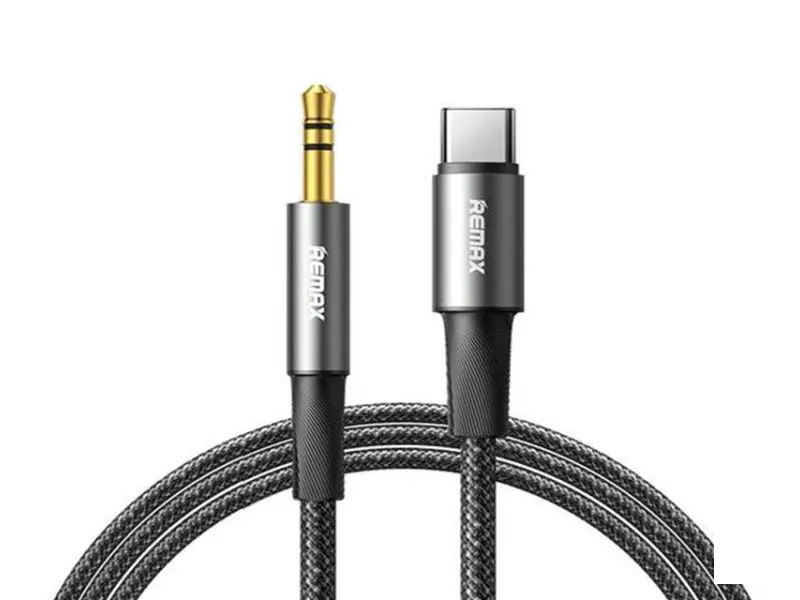 REMAX Audio kabl CB08C Tip C na 3.5mm stereo crni 