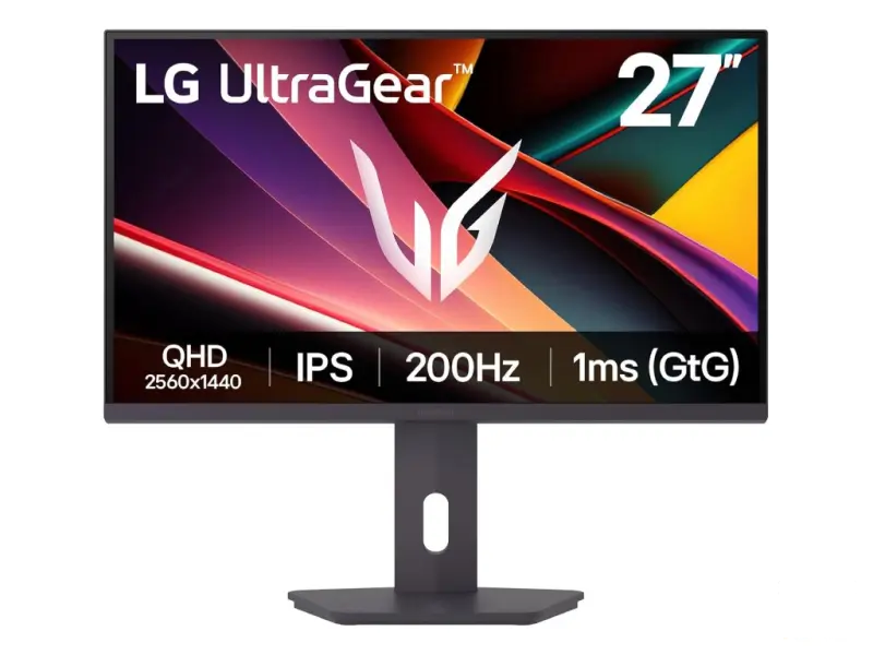 LG UltraGear IPS QHD Gaming Monitor 27G610A-B, 27", 2560x1440, 200Hz, 1ms, HDMI*2/DP, HAS/PIVOT