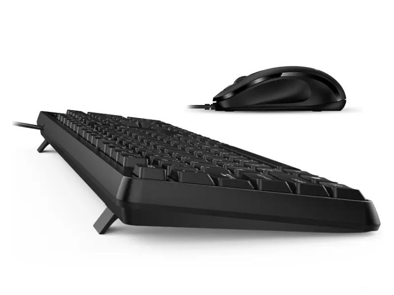 GENIUS KM-170 USB YU crna tastatura+ USB crni miš 