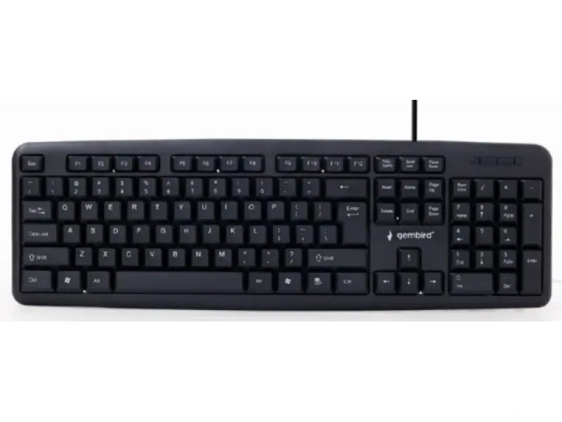 Gembird Tastatura standart usb ENG/black KB-U-103