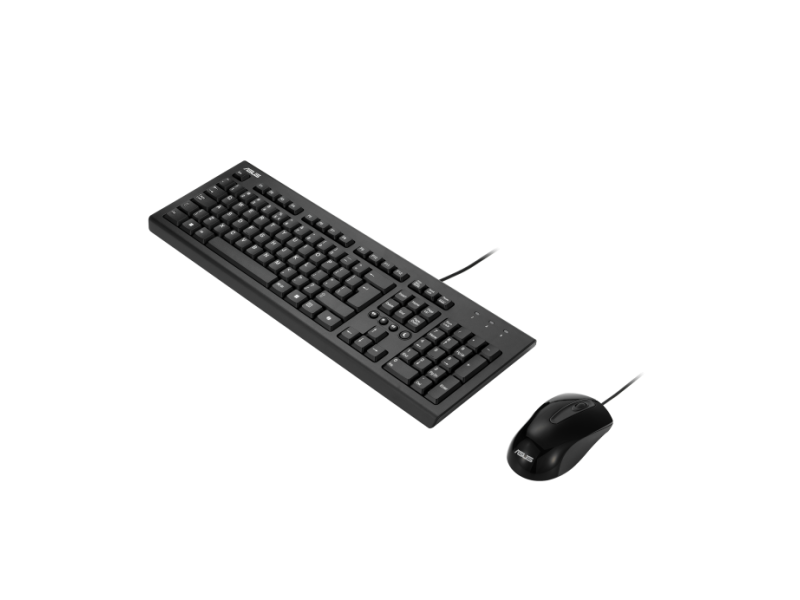 Asus SET Tastatura + Miš U2000, UK, Copilot, Black
