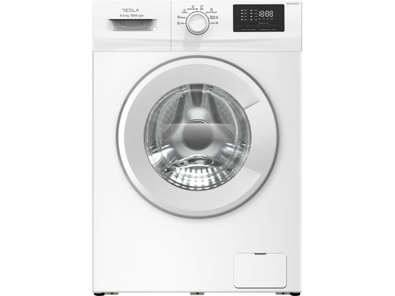 Tesla WF61030T veš mašina, kapacitet: 6kg, 1000 ob/min, LED displej, 8 programa,