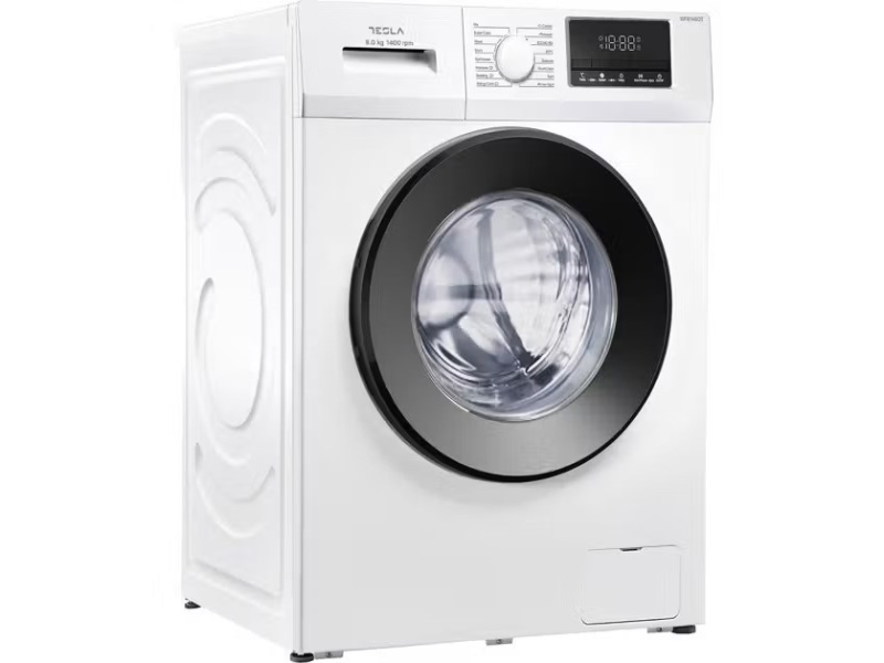 Tesla WF81461T veš mašina, 8kg, 1400 ob/min, inverter motor, LED displej, 85x59,5x52cm, bijela