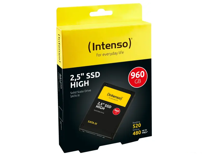 Intenso SSD 960GB 2.5" High Performance (r/w: 520/500 MBs)