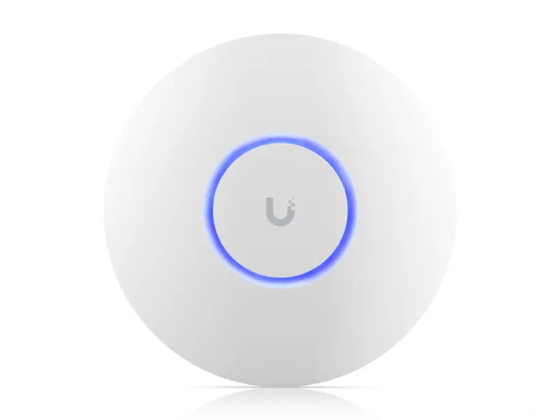 UBIQUITI UniFi U6+ Compact WiFi6 Access Point with 300+ client capacity, PoE, 9W, GbE RJ45 port