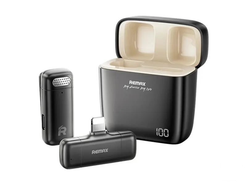 REMAX K13 Bežični mikrofon USB Lightning (iPhone) crni 