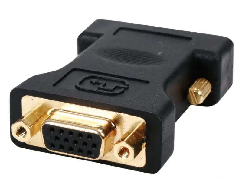 FAST ASIA Adapter DVI-I  (M) - VGA (F) crni 