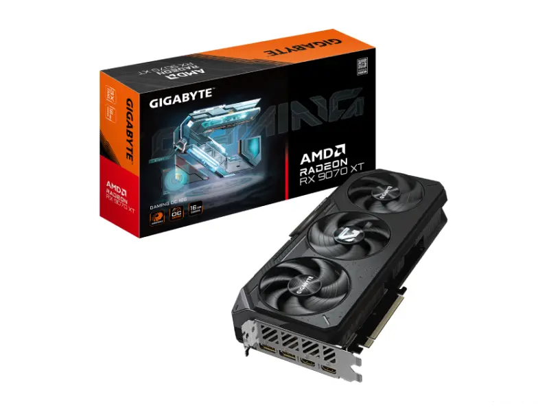 GIGABYTE AMD Radeon RX 9070 XT GAMING OC 16GB GV-R9070XTGAMING OC-16GD rev. 1.0 