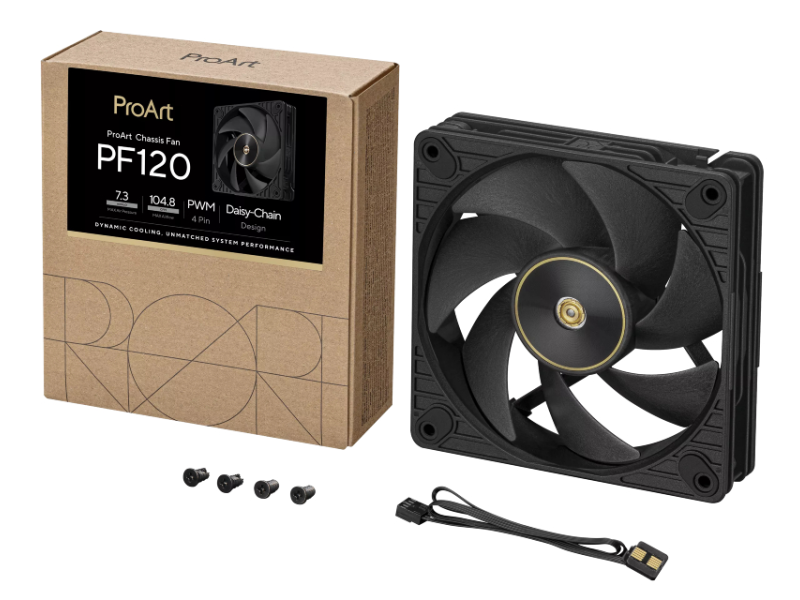 ASUS PROART PF120 FAN PWM BLACK  ventilator crni