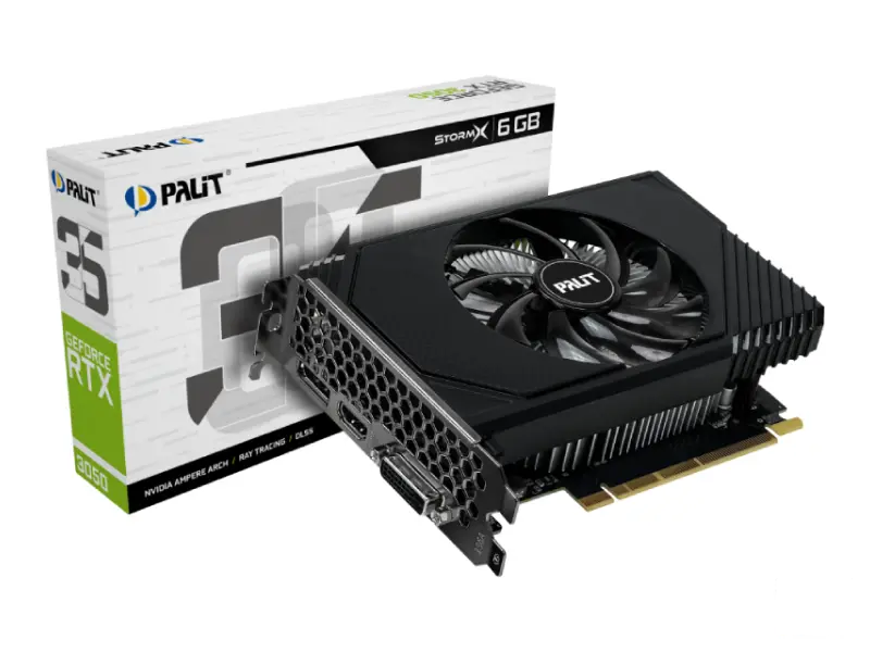 PALIT nVidia GeForce RTX 3050 6GB 96bit RTX3050 StormX 