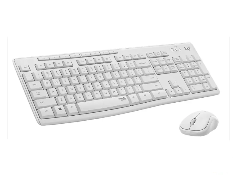 LOGITECH MK295 Silent Wireless Combo US tastatura + miš bela 