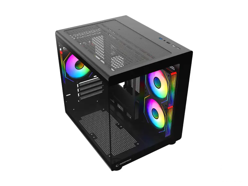 Rampage CASE MINID V1 3x120mm ARGB 750W 80+ Bronze