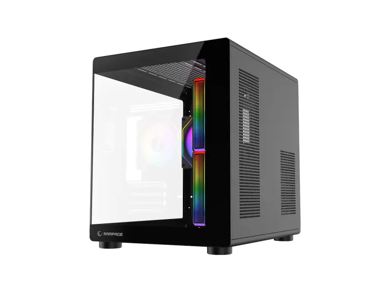 Rampage CASE MINID V1 3x120mm ARGB 750W 80+ Bronze