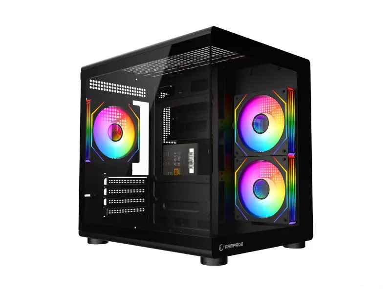 Rampage CASE MINID V1 3x120mm ARGB 750W 80+ Bronze