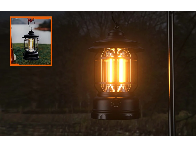 Superfire Full set: Camping light (battery included)+USB cab T51
