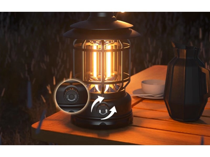 Superfire Full set: Camping light (battery included)+USB cab T51