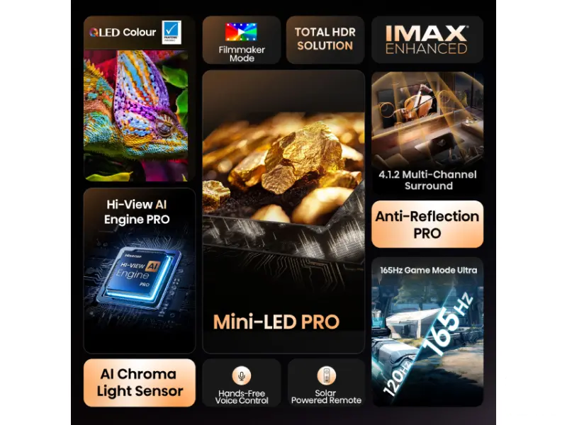 HISENSE 75 inča 75U8Q Mini-LED 4K UHD Smart TV 