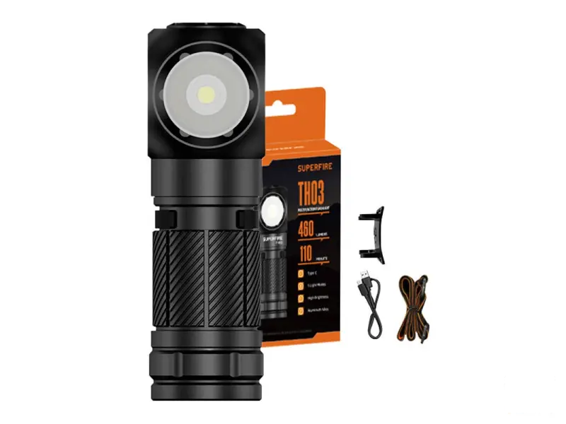 Superfire TH03 Multi Purpose Flashlight 460lm