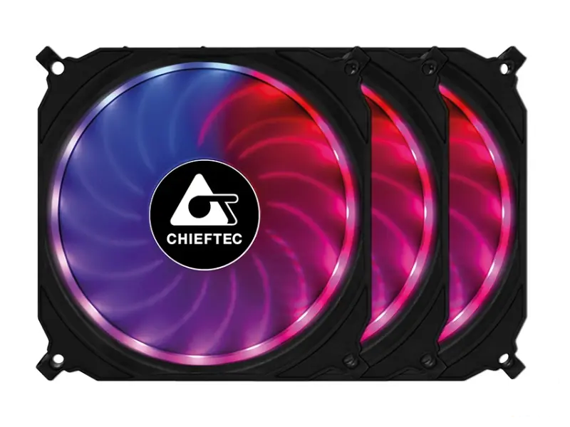 CHIEFTEC Set Ventilatora Tornado RGB CF-3012-RGB 120 x 120 x 25mm (3 komada) 
