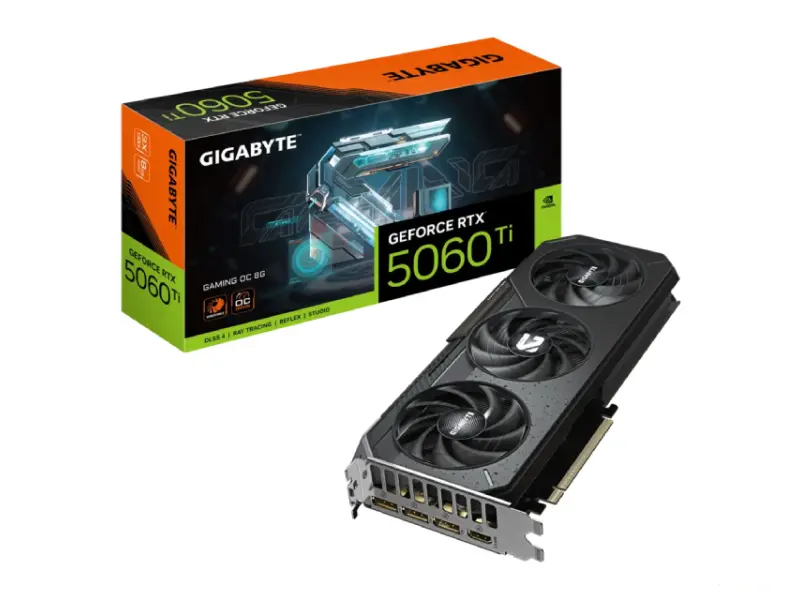 GIGABYTE nVidia GeForce RTX 5060 Ti GAMING 8GB 128bit GV-N506TGAMING OC-8GD rev. 1.0 