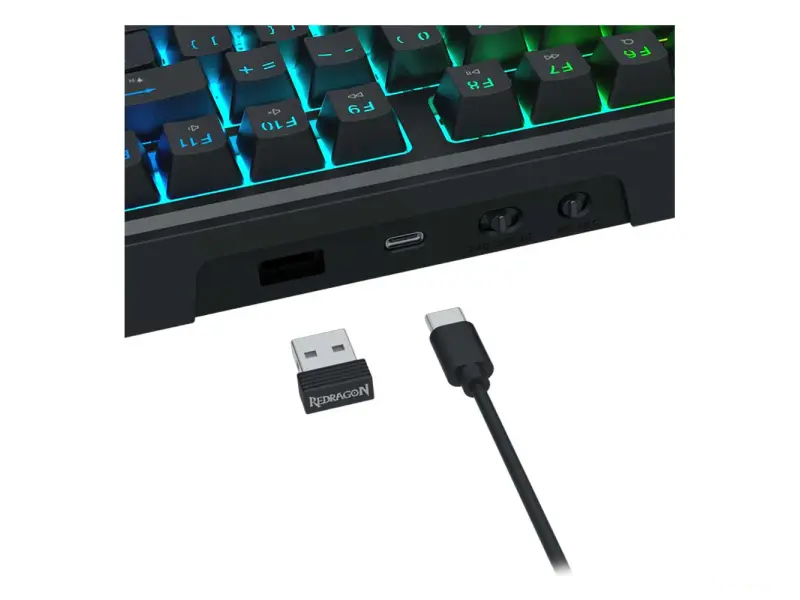Redragon Tastatura Terraflare Pro K762-WP Wireless/Wired/BT
