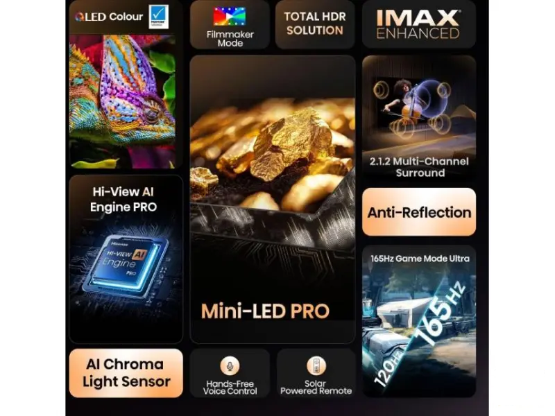 HISENSE 85 inča 85U7Q PRO ULED Mini-LED 4K UHD Smart TV 