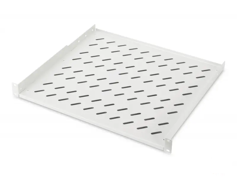 Digitus 1U fixed shelf (POLICA) 19"  for racks 600 mm depth 44x482x399 mm, up to 15 kg, grey (RAL 7035)