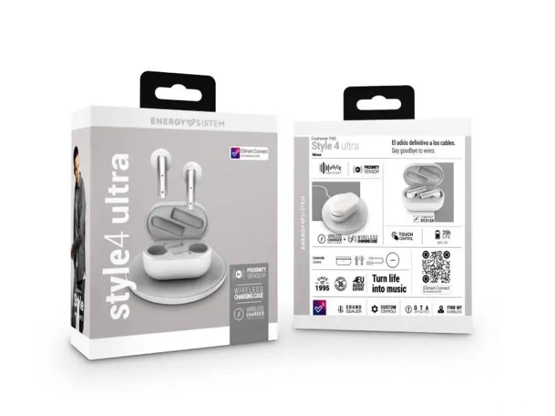 ENERGY SISTEM Style 4 Ultra Moon True Wireless slušalice bele (M45347) 