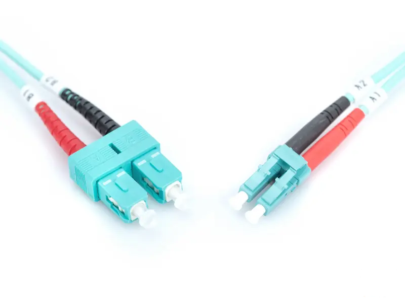 Digitus FO patch cord, duplex, LC to SC MM OM3 50/125 µ, 5 m