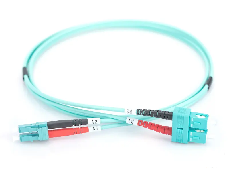 Digitus FO patch cord, duplex, LC to SC MM OM3 50/125 µ, 5 m