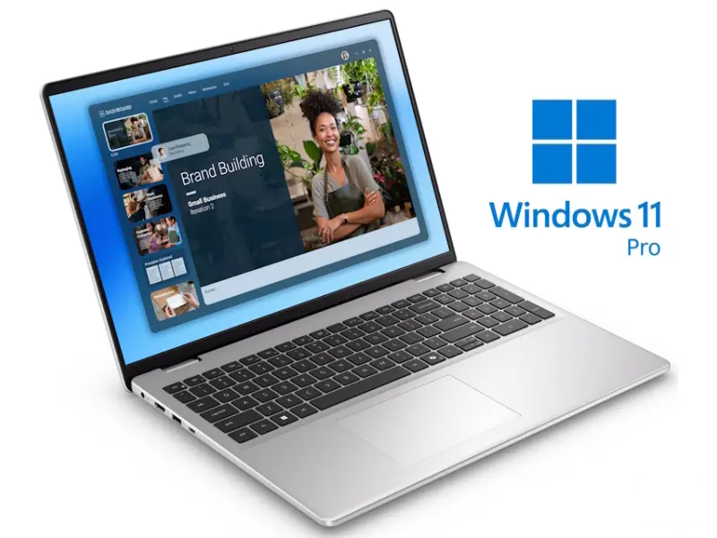 DELL 16 DC16251 16 inch FHD+ 300nits Core 7 150U 16GB 512GB SSD Backlit FP Win11Pro metalni silver laptop 