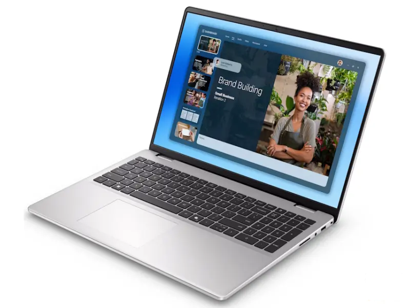DELL 16 DC16251 16 inch FHD+ 300nits Core 7 150U 16GB 512GB SSD Backlit FP Win11Pro metalni silver laptop 