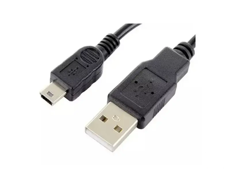Cable USB - miniUSB 1,0 m 1A black bulk