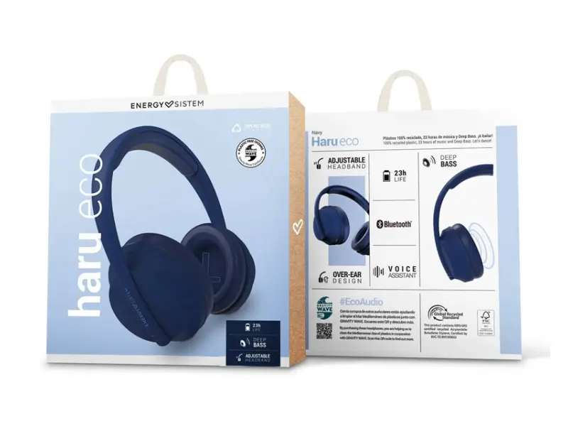 ENERGY SISTEM Navy Haru ECO Bluetooth slušalice plave 