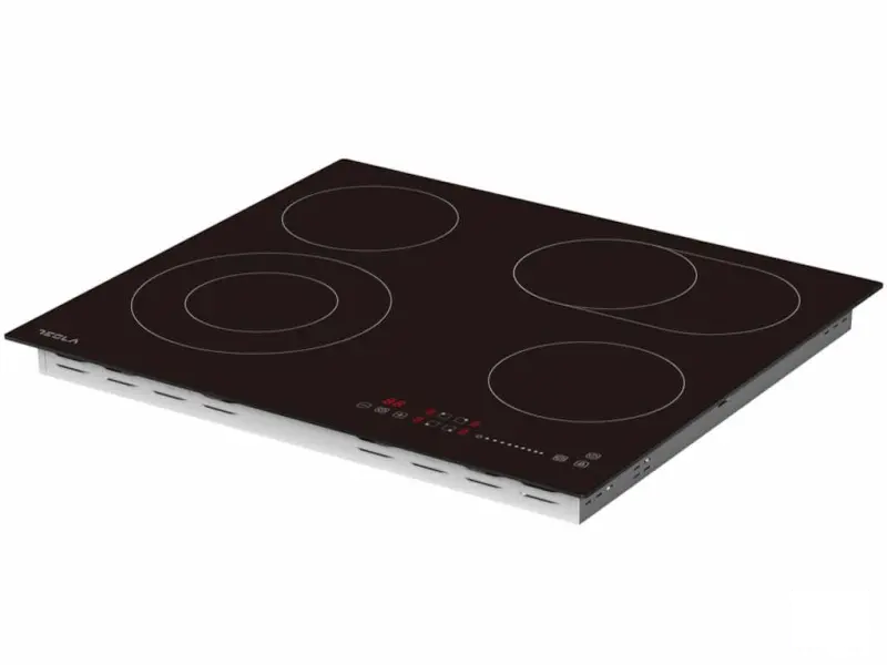 Tesla HV6411MX ugradna keramička ploča, 4 grejne zone (dvije proširene), touch control, 60cm