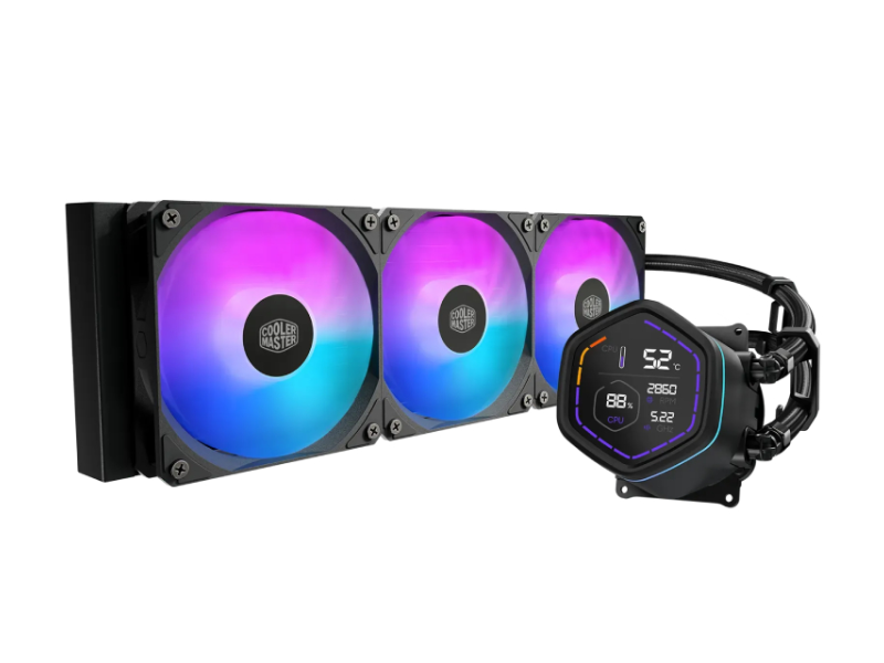 COOLER MASTER MasterLiquid Core Nex Digital 360 ARGB crno vodeno hlađenje (MLX-D36M-A18PA-RD)