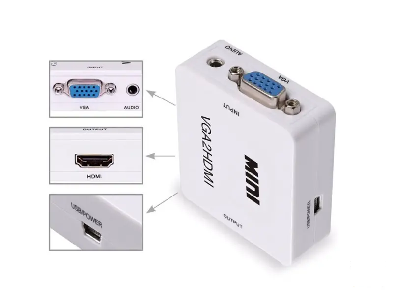 MAXPRO LINE Konverter HDMI na VGA aktivni STAR 