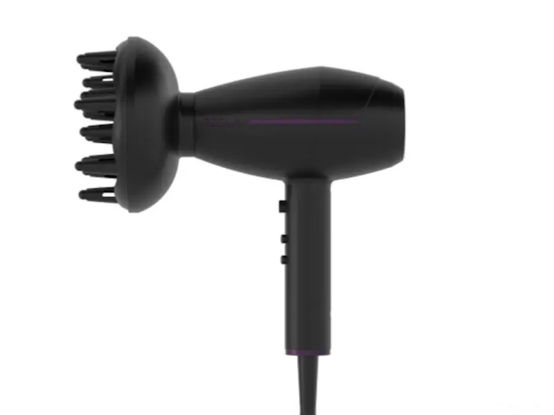 Tesla DRH300BPA, Fen za kosu, 2300W, 3 nivoa temperature, IONIC, crno-ljubičasta