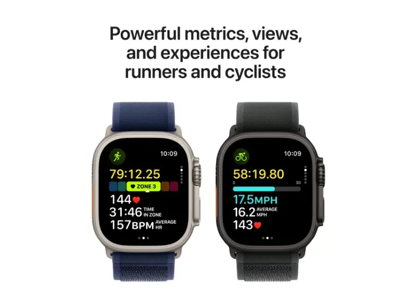 APPLE Watch Ultra2 v2 Cellular 49mm Natural Titanium Case with Natural Titanium Milanese Loop - M (mx5r3se/a) 