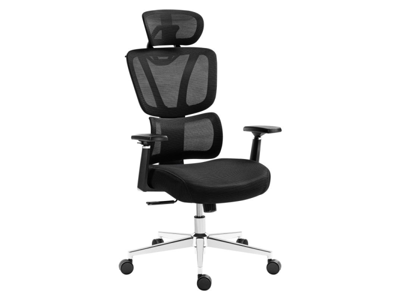 Mark Adler Ergonomska stolica Expert 4.6 Black, Materijal:Mesh, podesiva visina/ruke/podloga za noge, ergonomski dizajn.