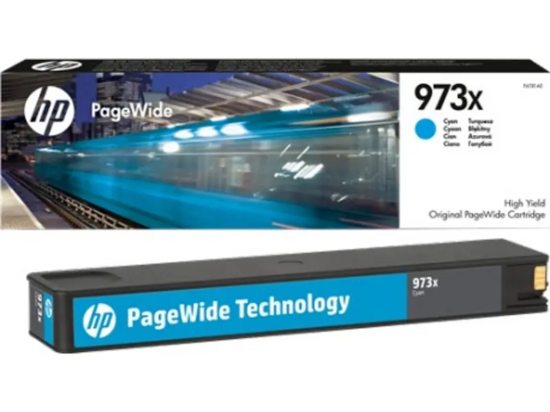 HP 973X High Yield Cyan Origin al PageWide Cartridge