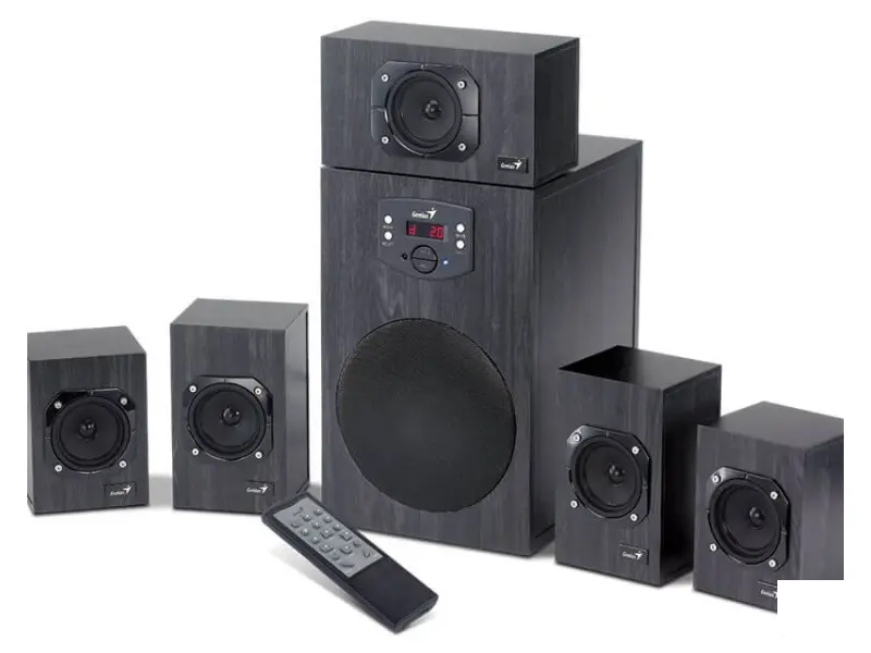 GENIUS SW-HF5.1 4500 v2 crni zvučnici 
