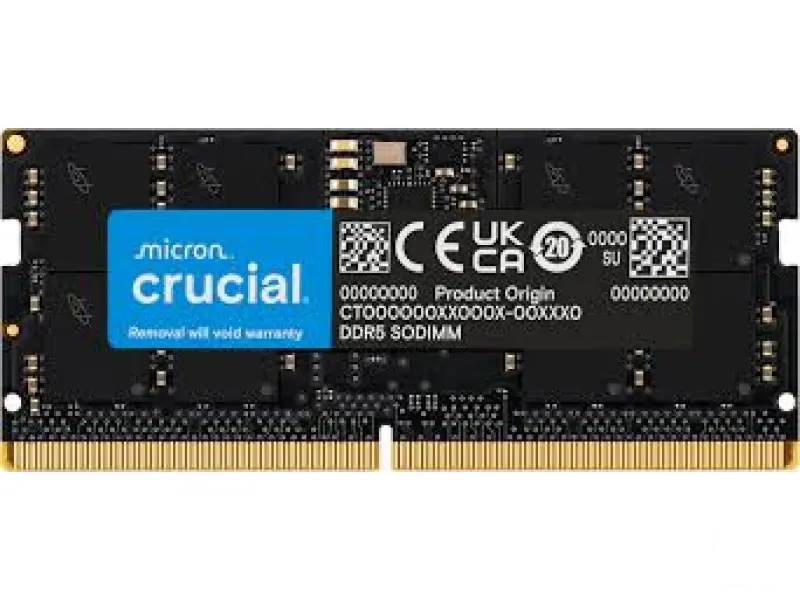 Crucial RAM 32GB 4800MTs DDR5 SODIMM