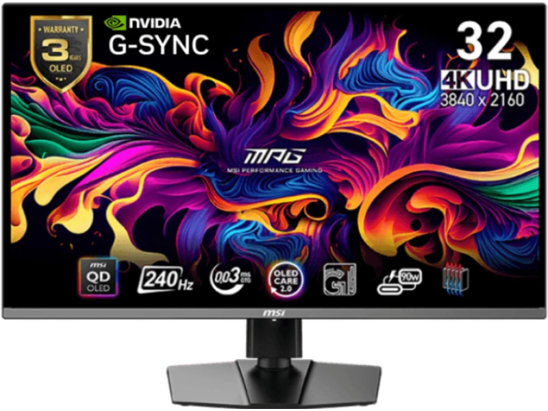 MSI MPG 321CURX QD-OLED zakrivljeni gaming monitor 32″